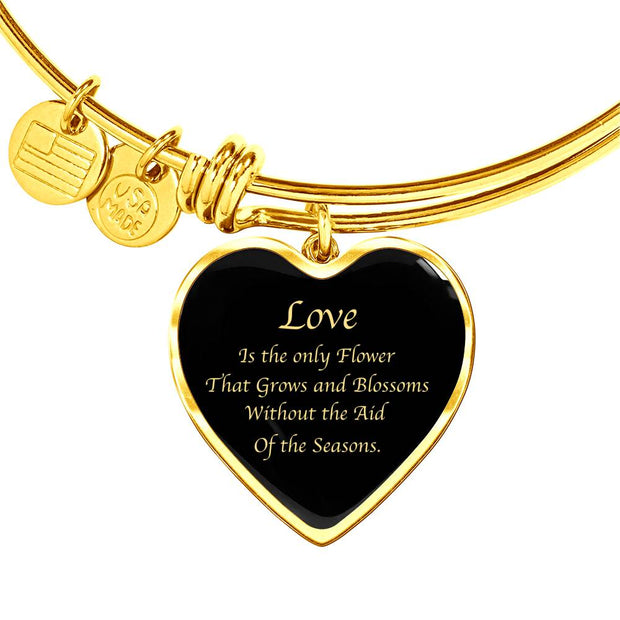 K. Gibran Collection Heart Bracelet - Life Science Awareness