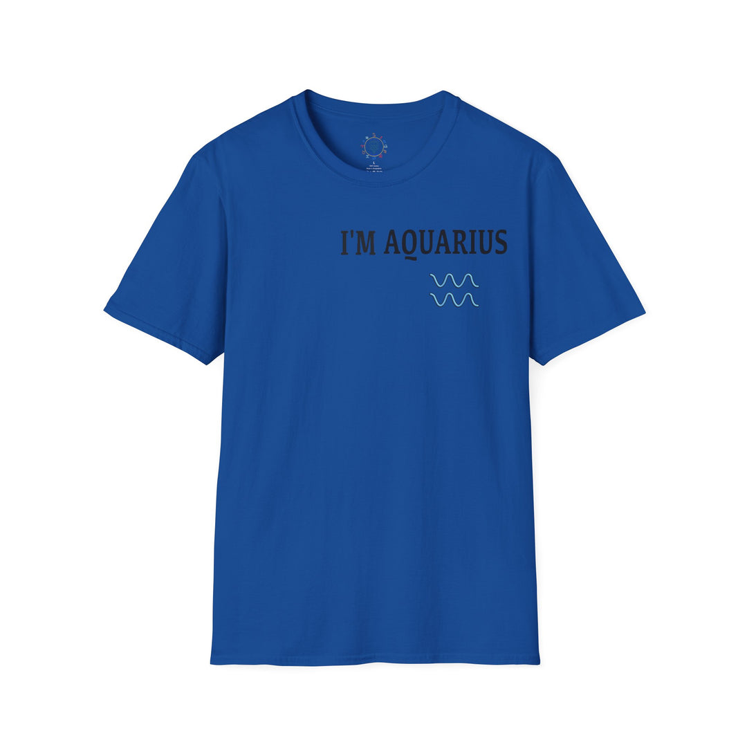 I'm Aquarius Zodiac Tee — Visionary, Thought, Astrology Shirt