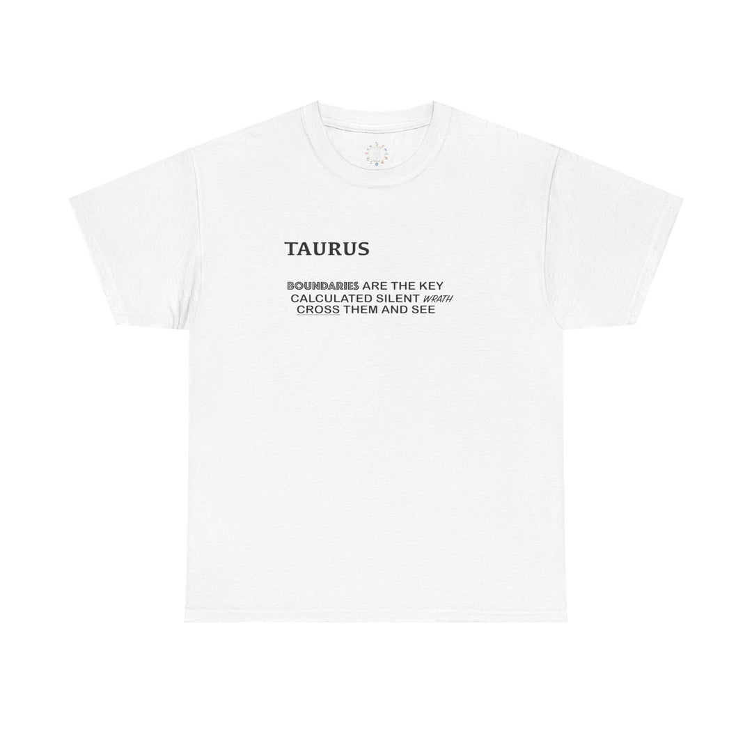 Taurus Boundaries Statement Tee