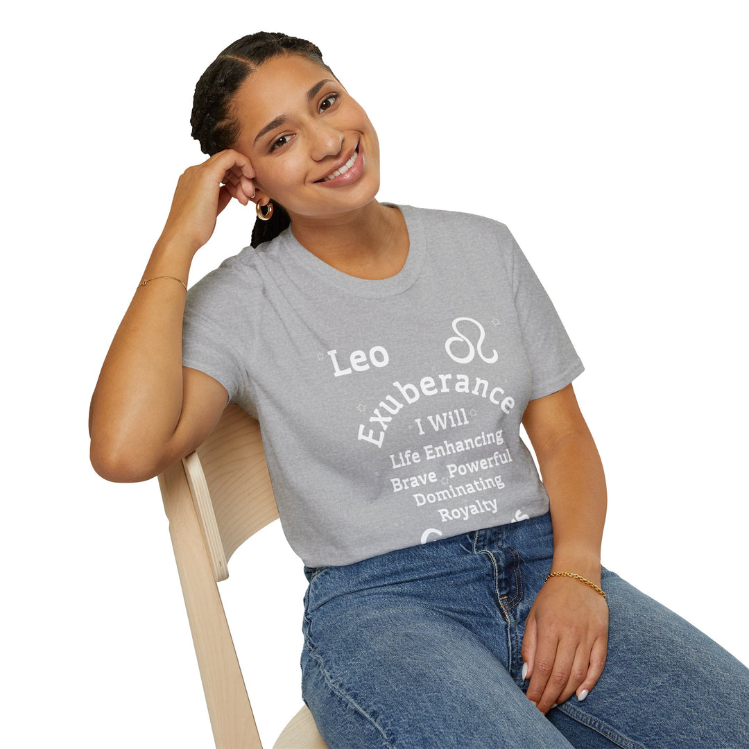 Leo Zodiac Affirmation Tee