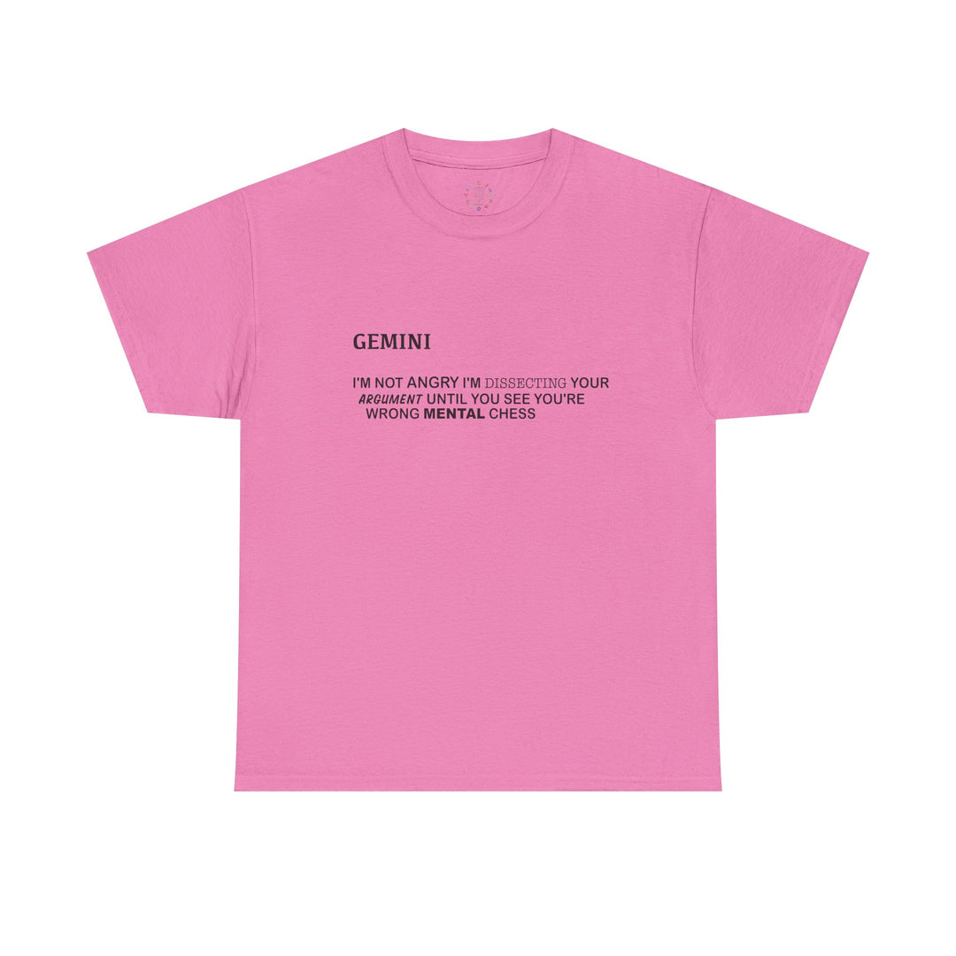 Gemini Chess Statement Tee