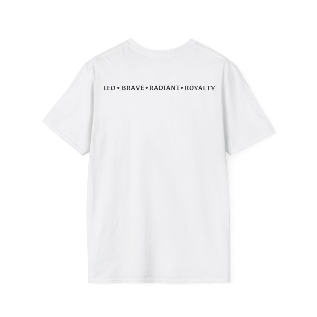 I'm Leo Zodiac Tee — Brave, Radiant, Royalty, Astrology Shirt