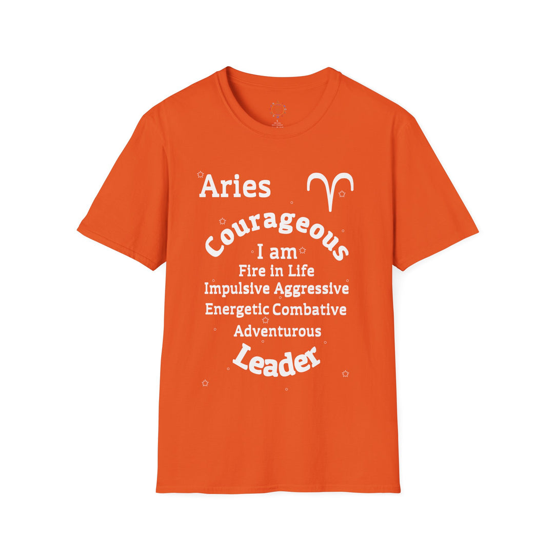 Aries Zodiac Affirmation Tee