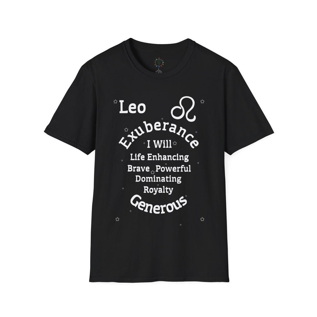 Leo Zodiac Affirmation Tee