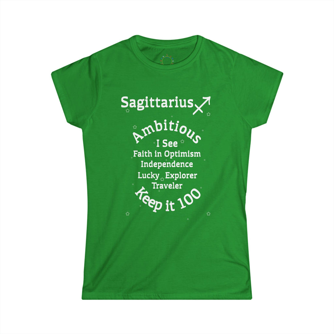 Sagittarius  Zodiac Trait Tee – Women’s Affirmation Series | AZ360