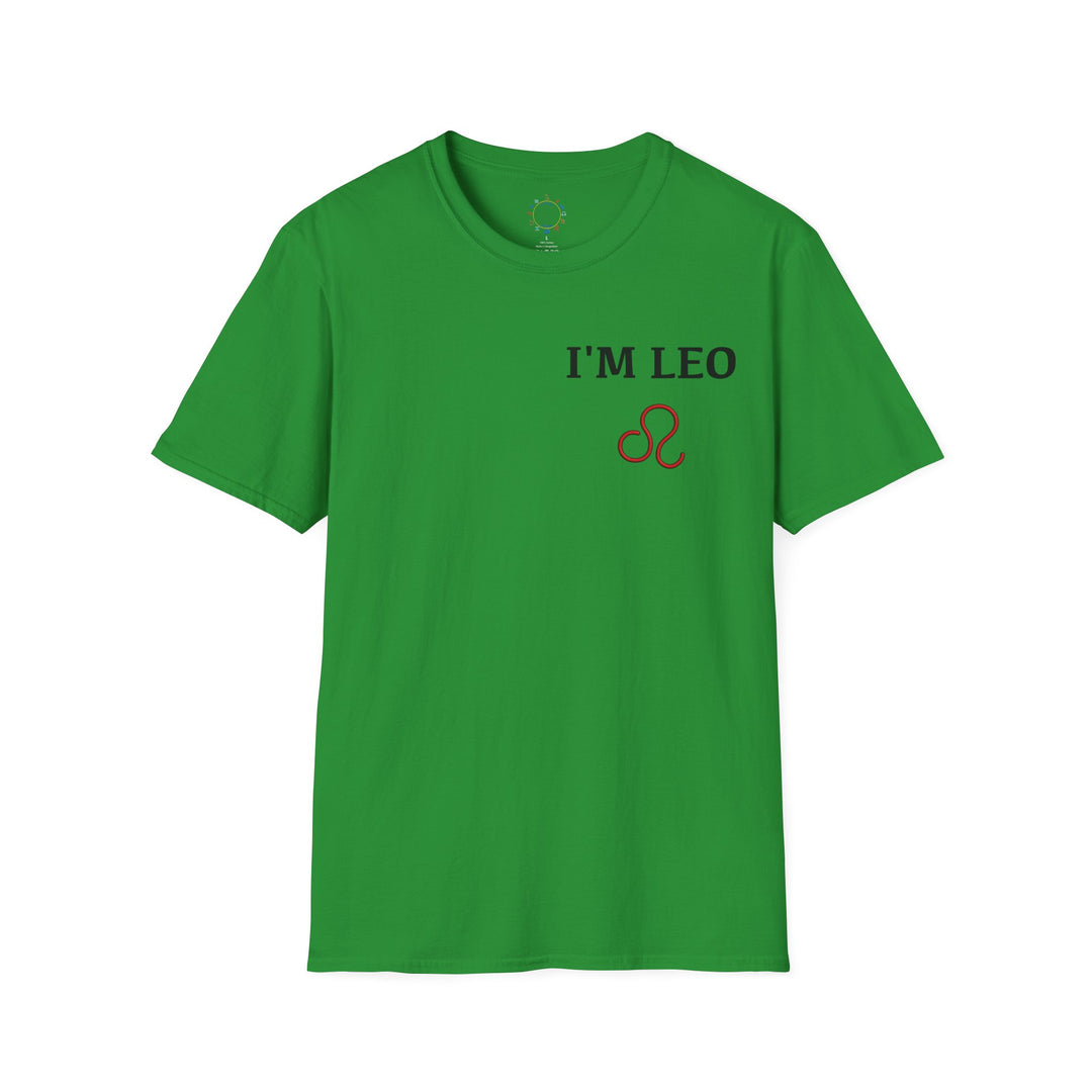I'm Leo Zodiac Tee — Brave, Radiant, Royalty, Astrology Shirt