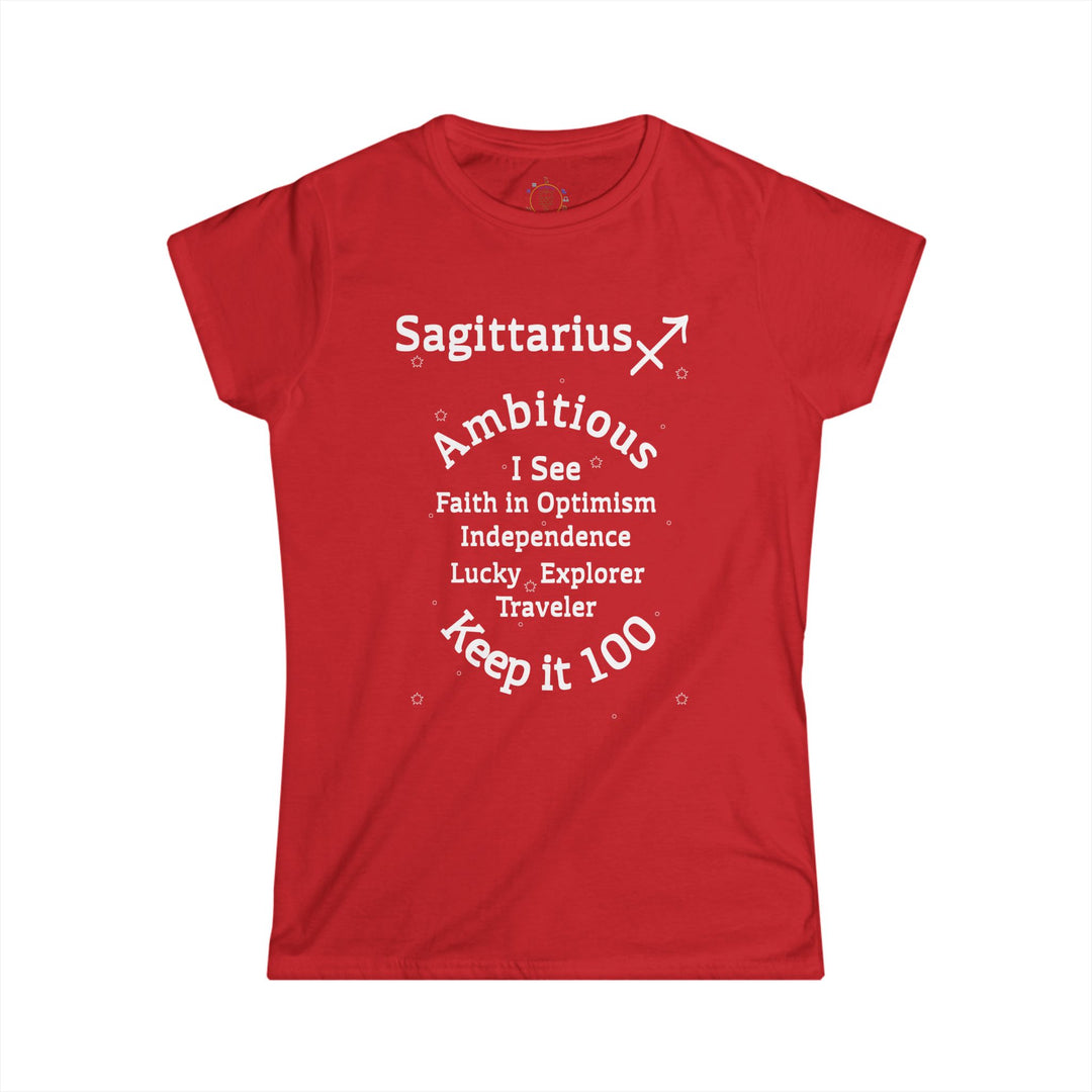 Sagittarius  Zodiac Trait Tee – Women’s Affirmation Series | AZ360