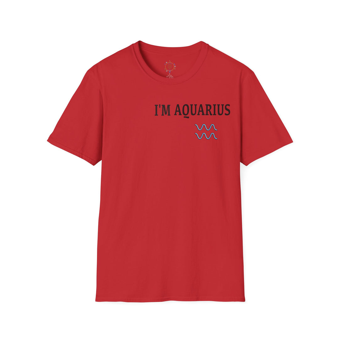 I'm Aquarius Zodiac Tee — Visionary, Thought, Astrology Shirt