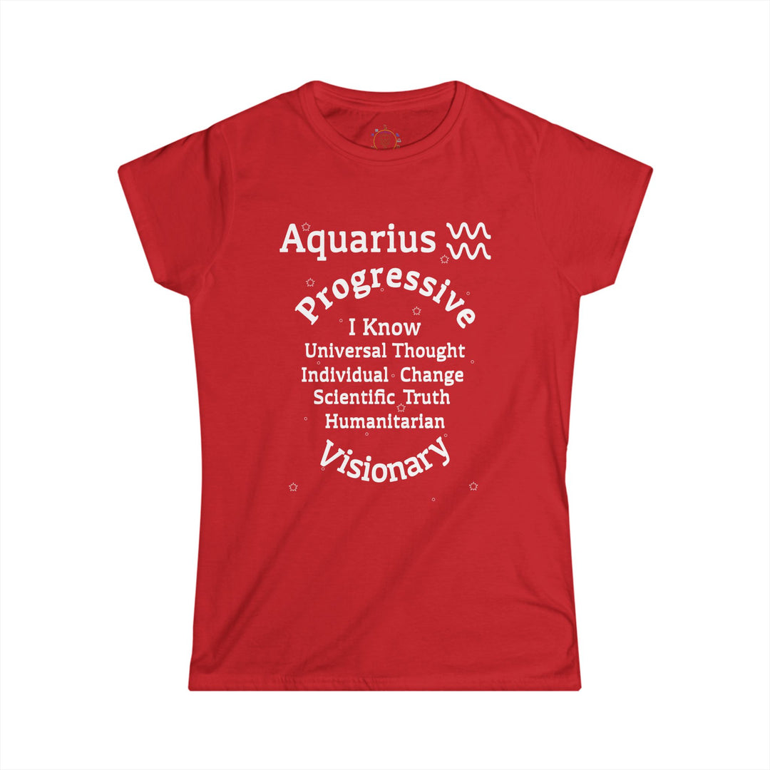 Aquarius  Zodiac Trait Tee – Women’s Affirmation Series | AZ360