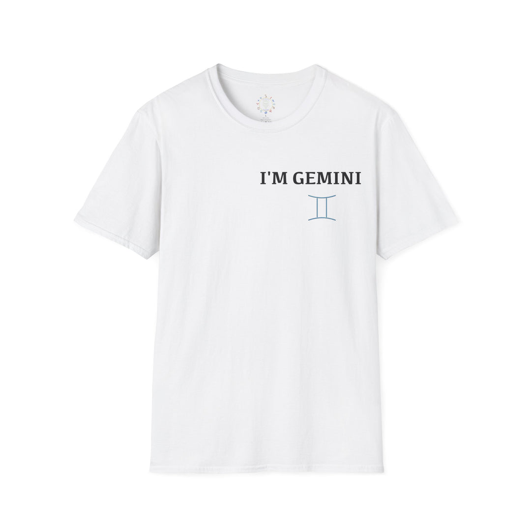 I'm Gemini Zodiac Tee — Clever, Thinker, Astrology Shirt