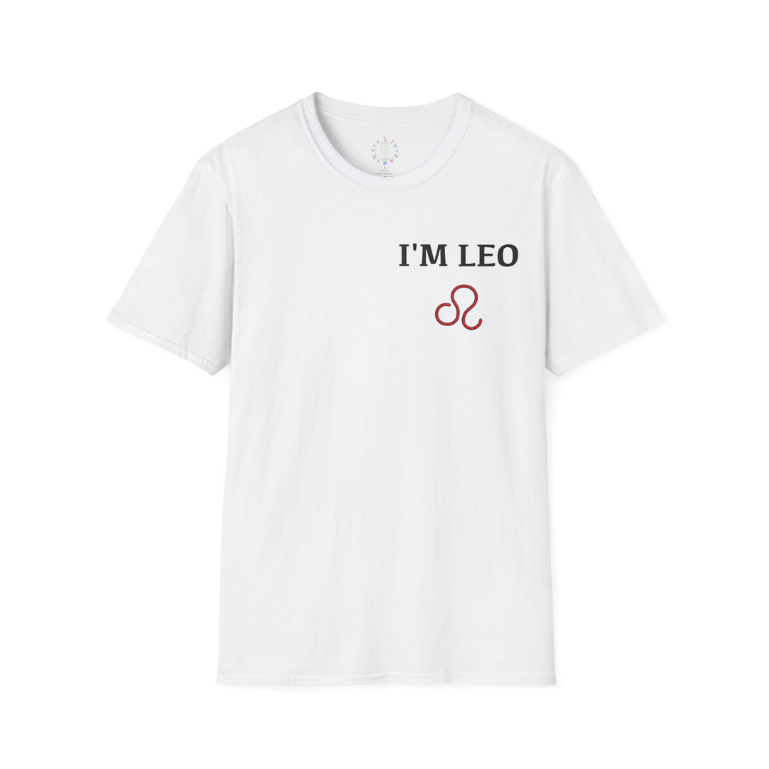 I'm Leo Zodiac Tee — Brave, Radiant, Royalty, Astrology Shirt