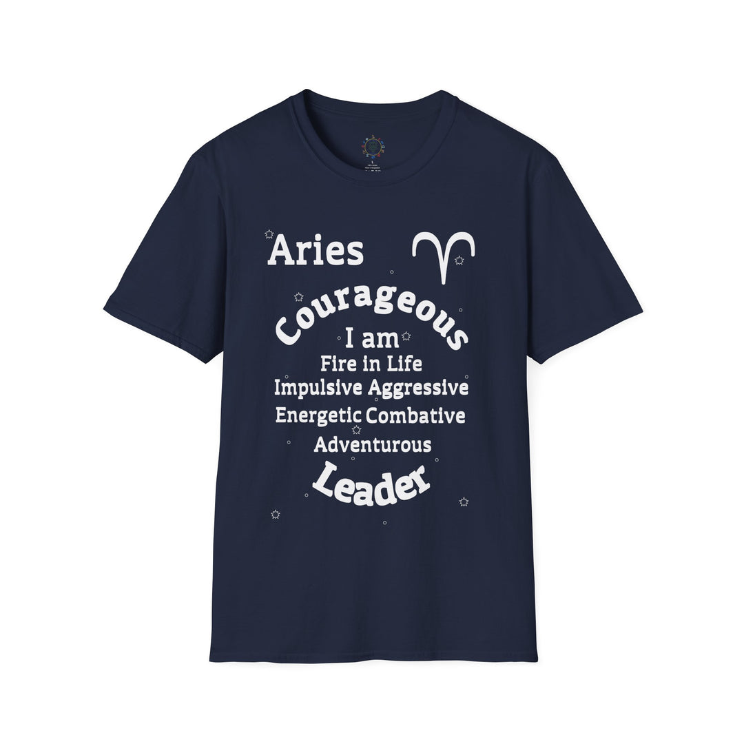 Aries Zodiac Affirmation Tee