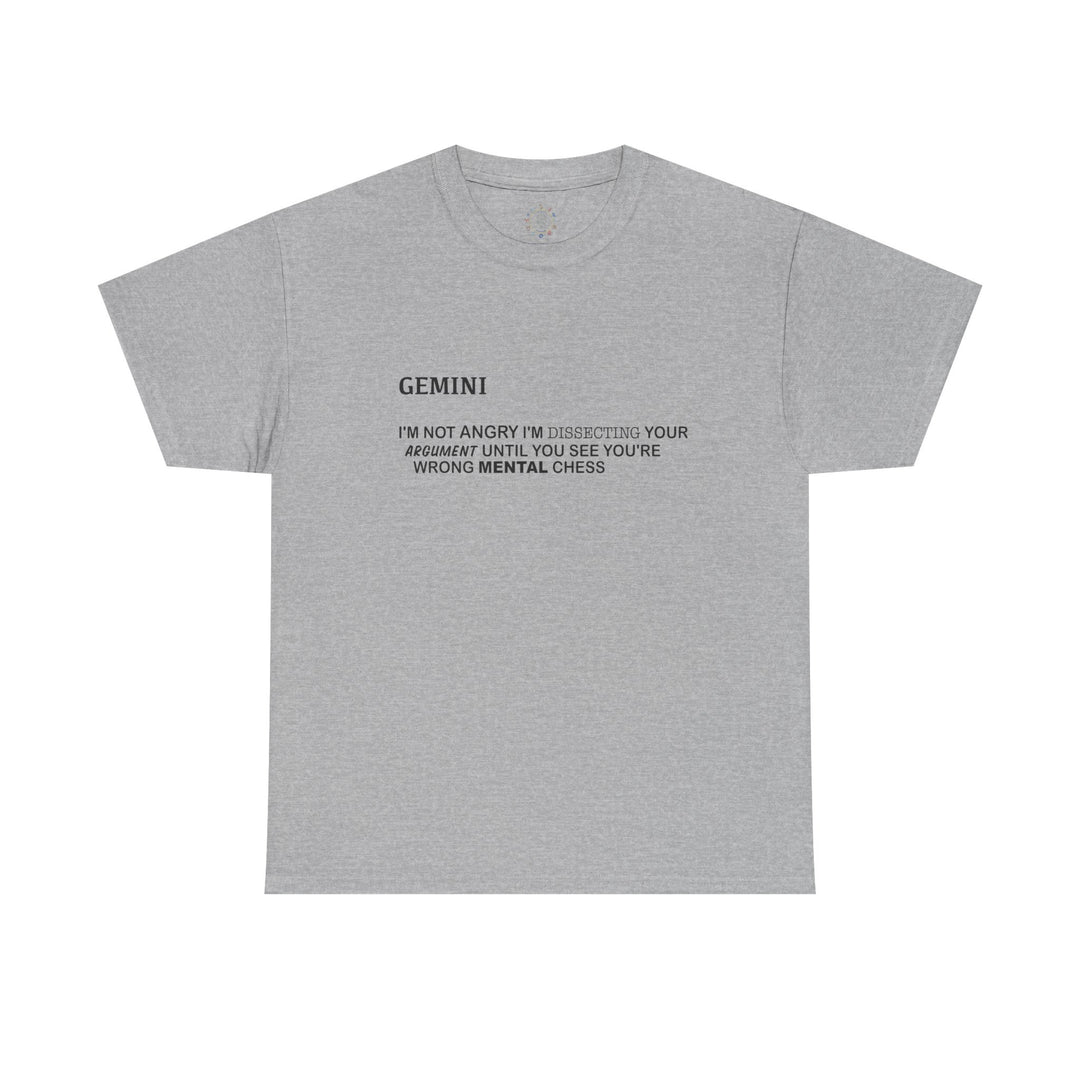Gemini Chess Statement Tee