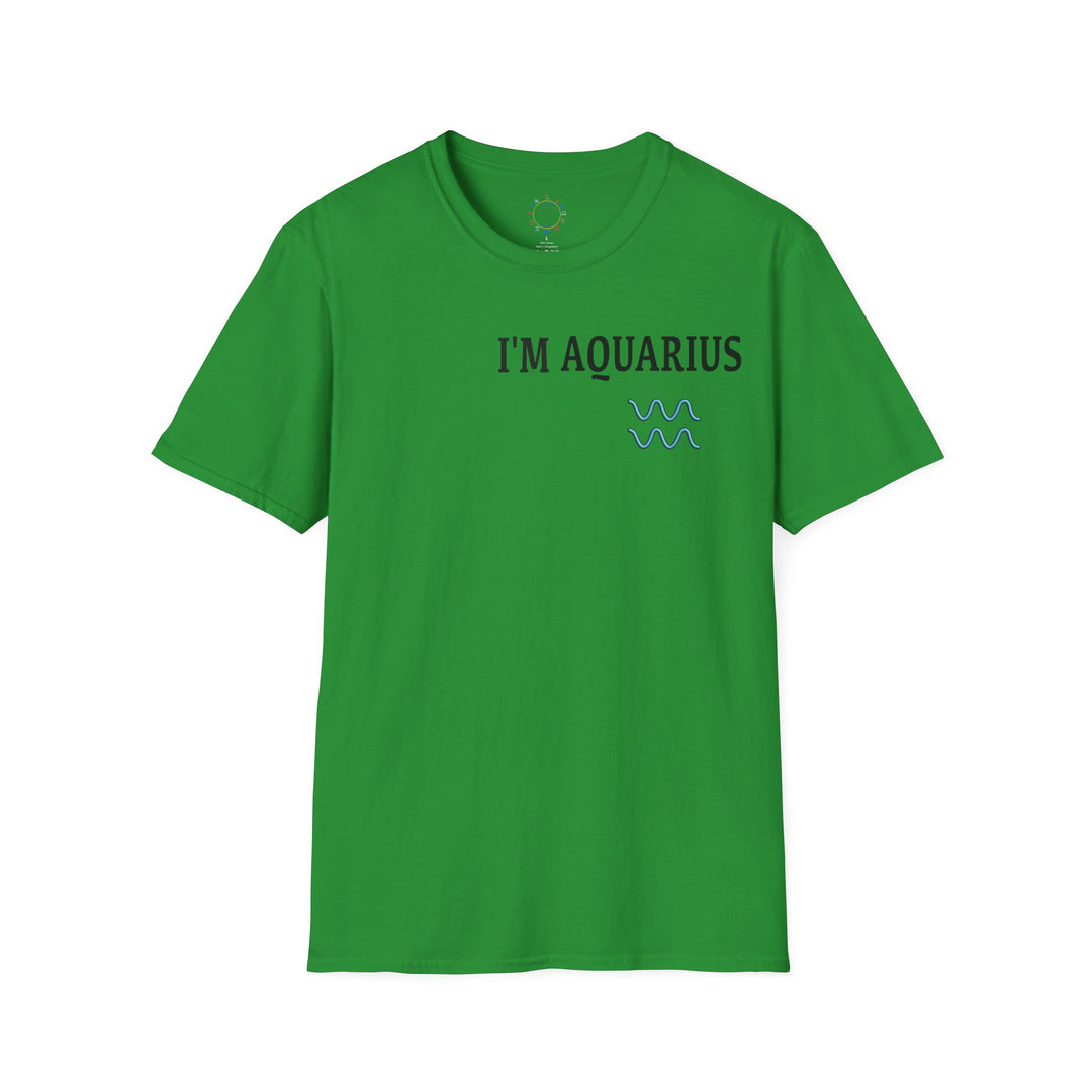 I'm Aquarius Zodiac Tee — Visionary, Thought, Astrology Shirt