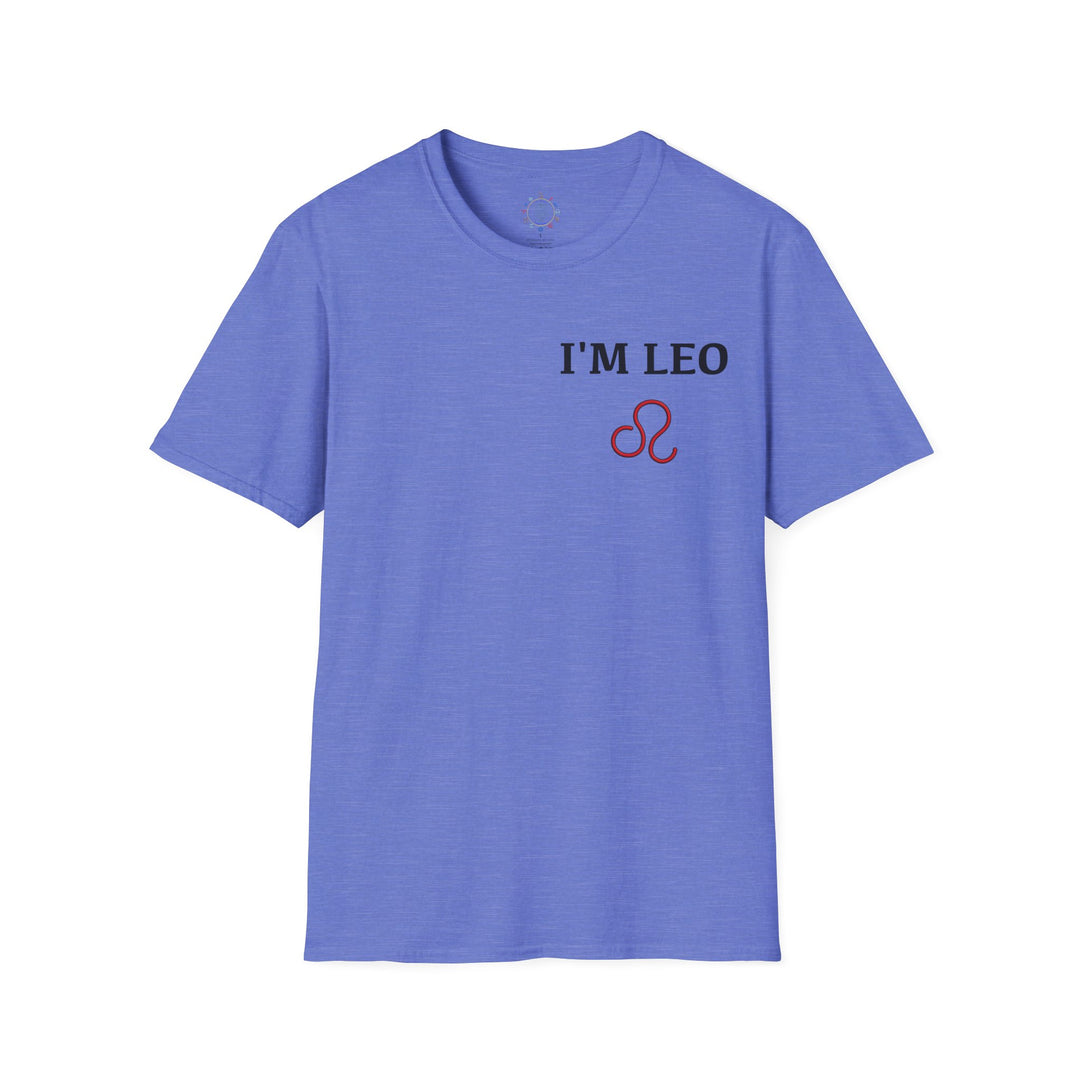 I'm Leo Zodiac Tee — Brave, Radiant, Royalty, Astrology Shirt