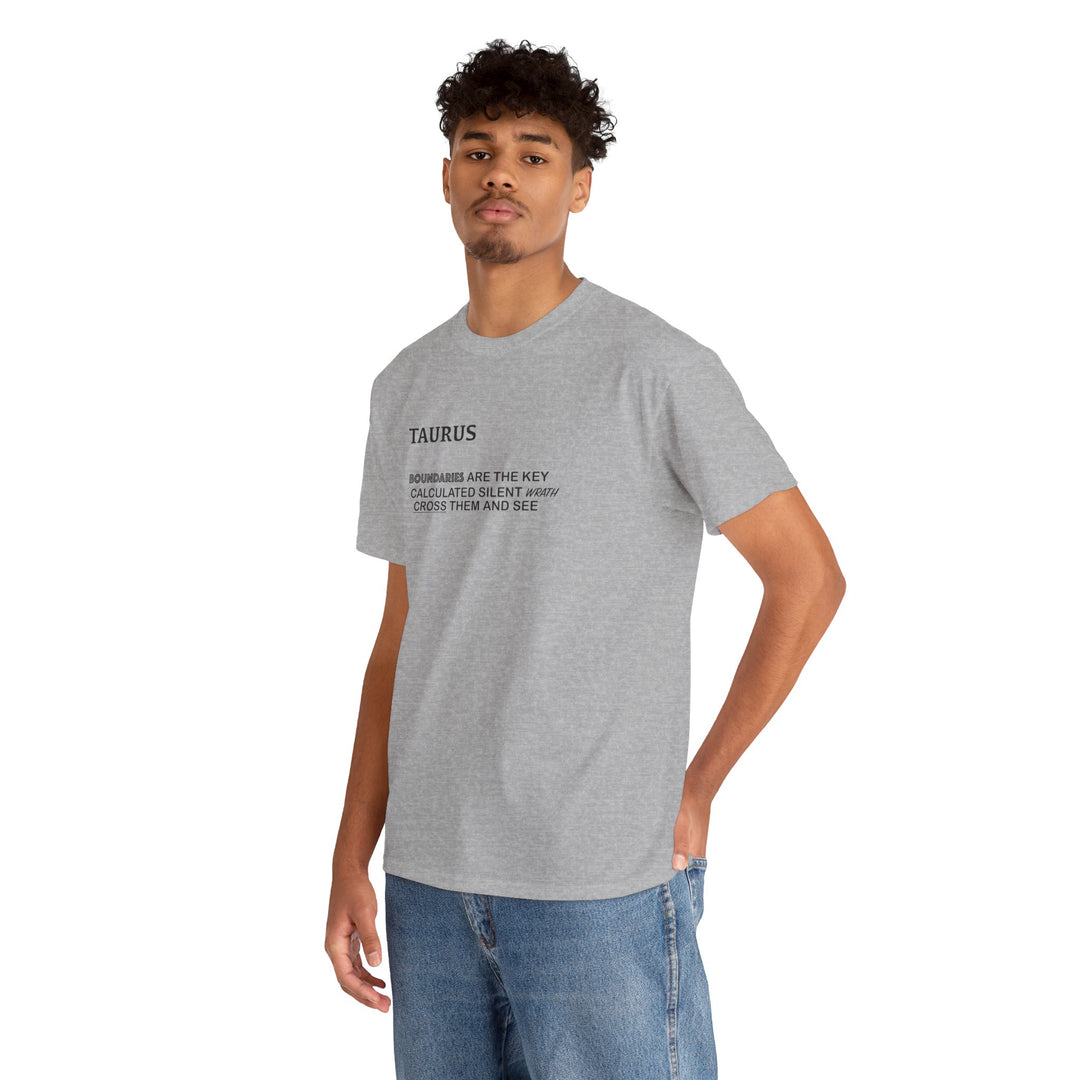 Taurus Boundaries Statement Tee