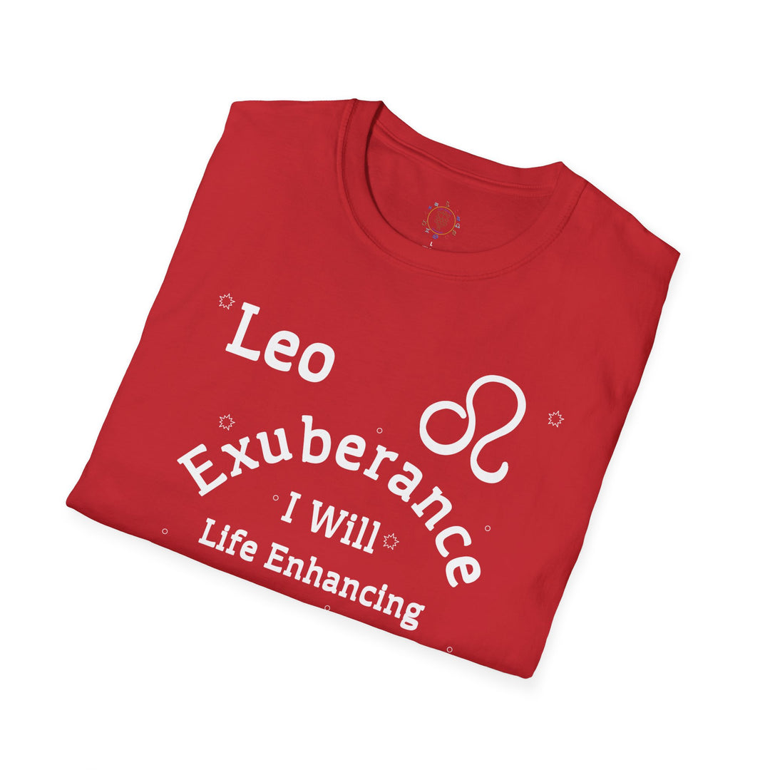 Leo Zodiac Affirmation Tee