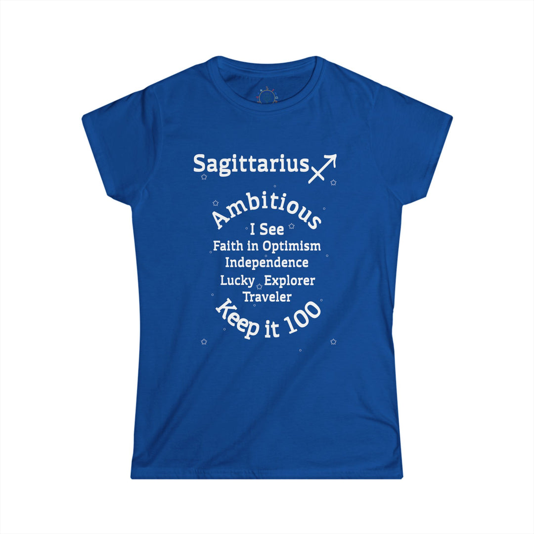 Sagittarius  Zodiac Trait Tee – Women’s Affirmation Series | AZ360