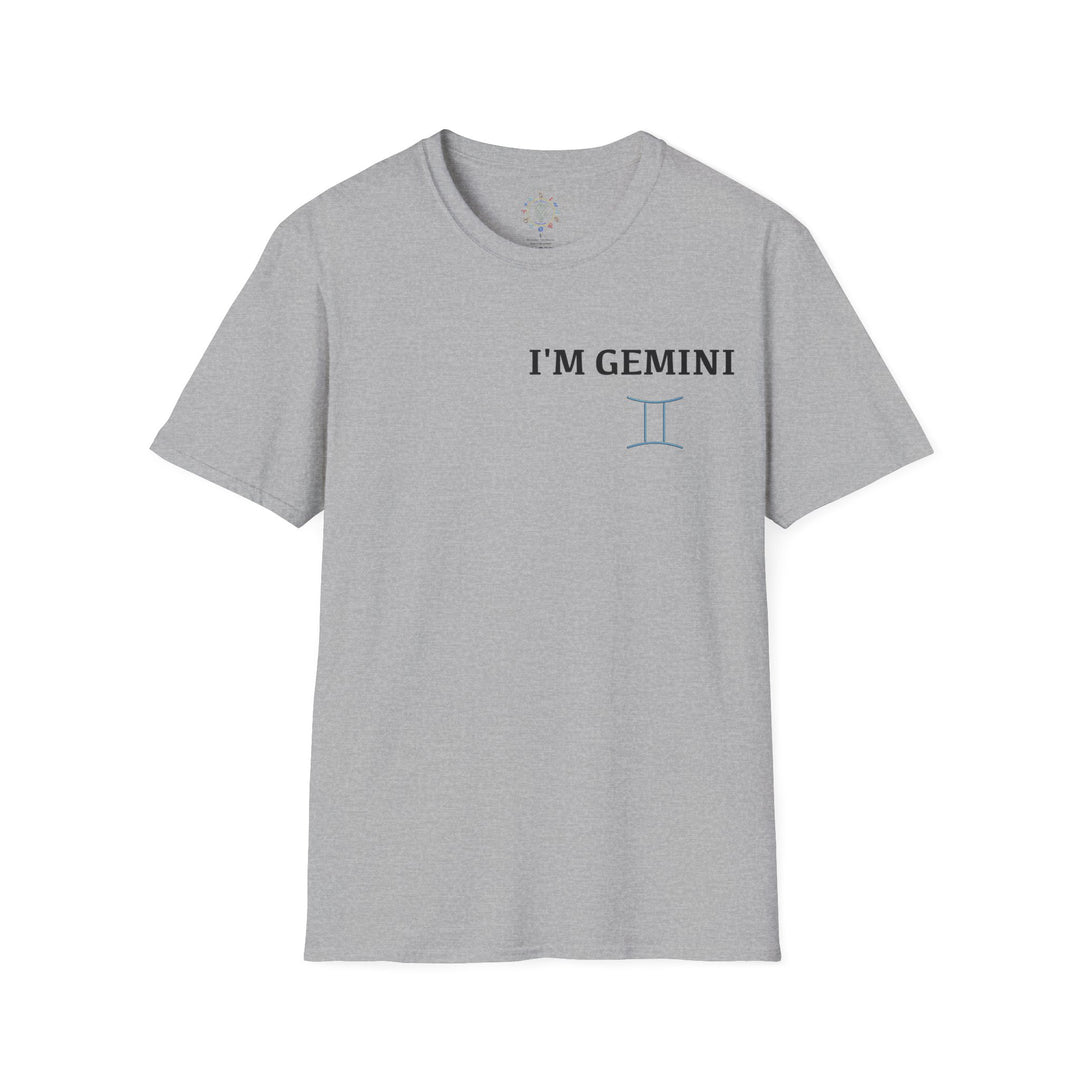 I'm Gemini Zodiac Tee — Clever, Thinker, Astrology Shirt