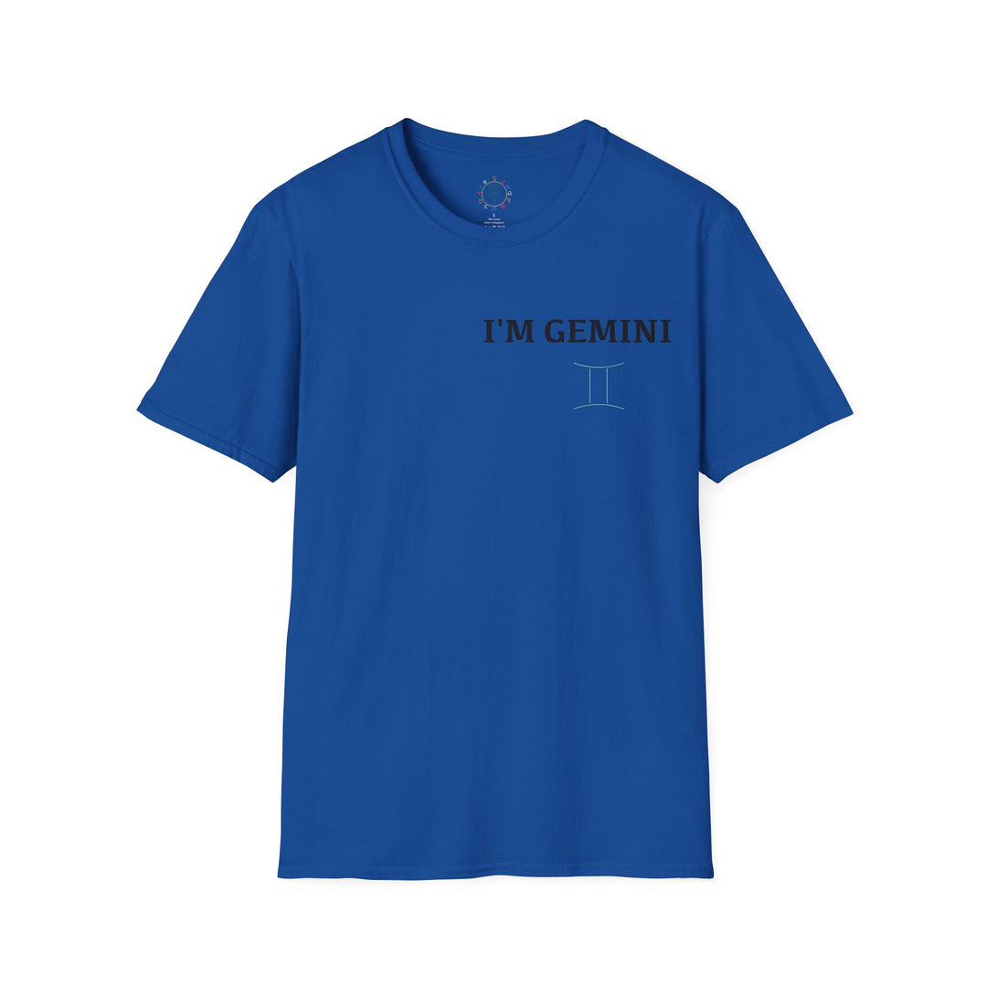 I'm Gemini Zodiac Tee — Clever, Thinker, Astrology Shirt