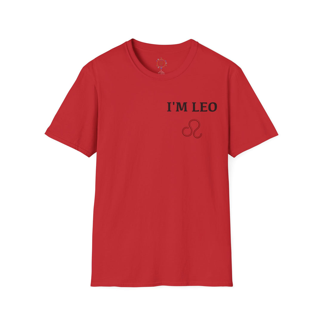 I'm Leo Zodiac Tee — Brave, Radiant, Royalty, Astrology Shirt