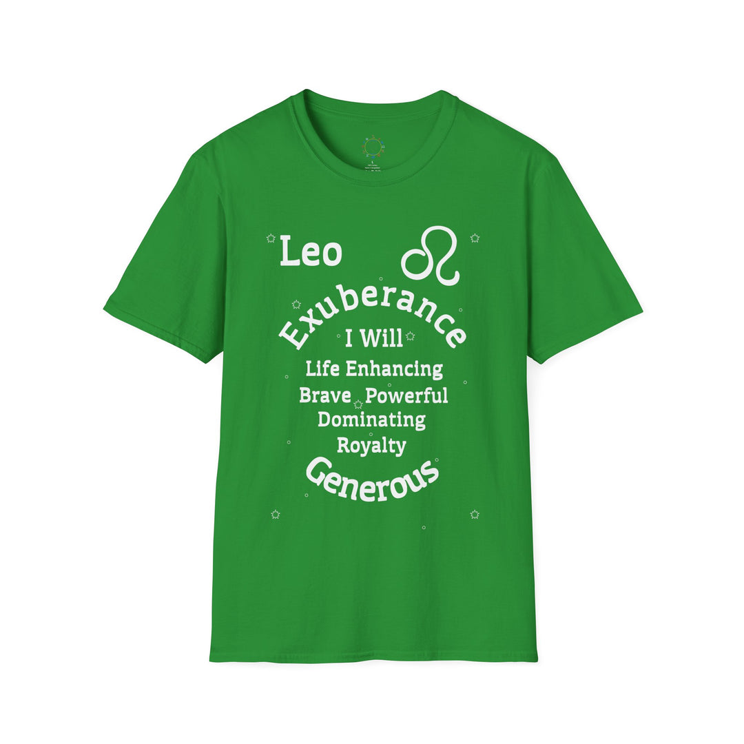 Leo Zodiac Affirmation Tee
