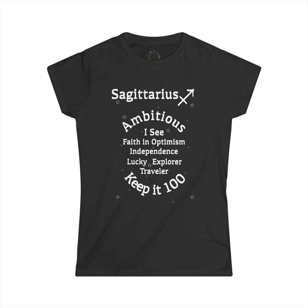 Sagittarius  Zodiac Trait Tee – Women’s Affirmation Series | AZ360
