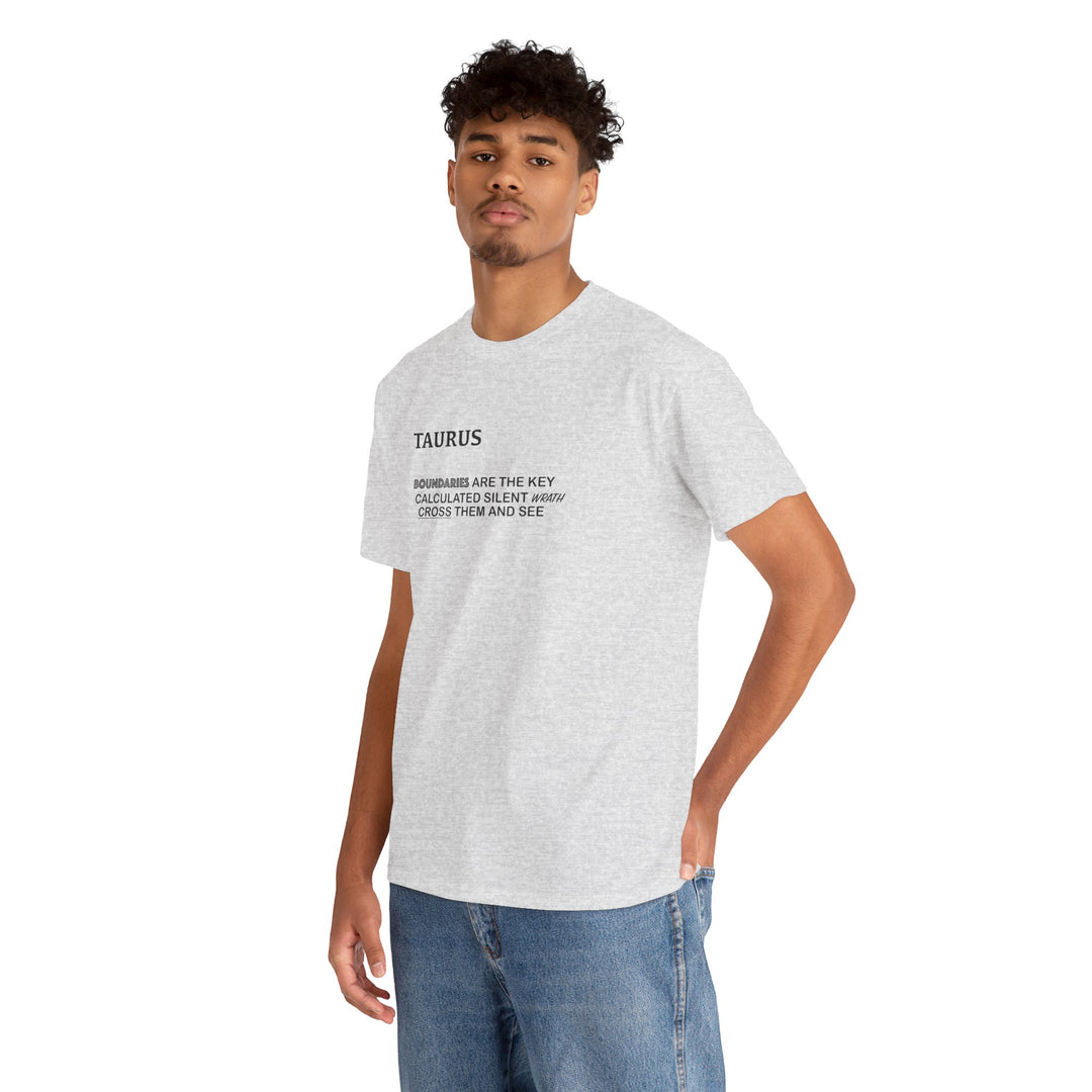 Taurus Boundaries Statement Tee