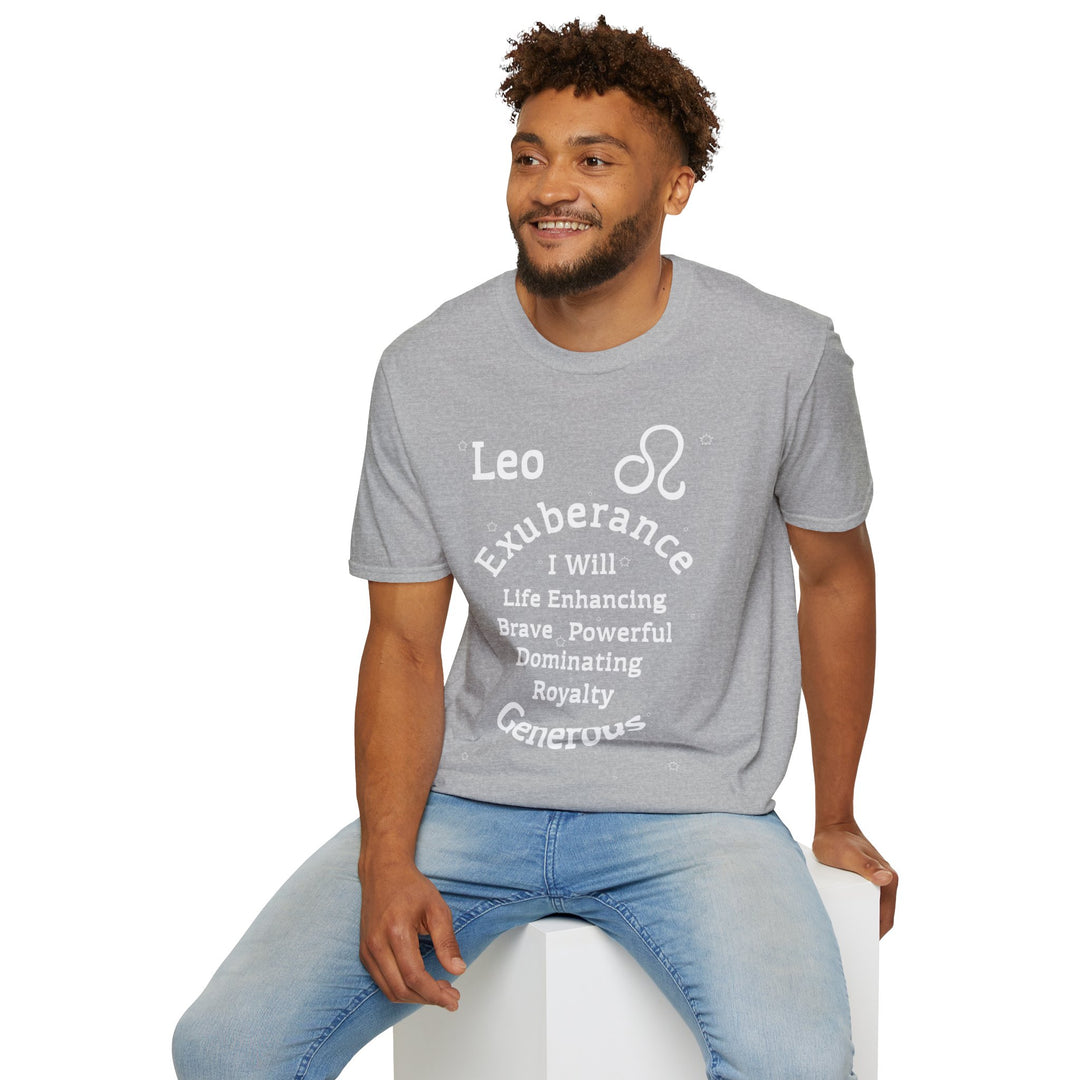 Leo Zodiac Affirmation Tee
