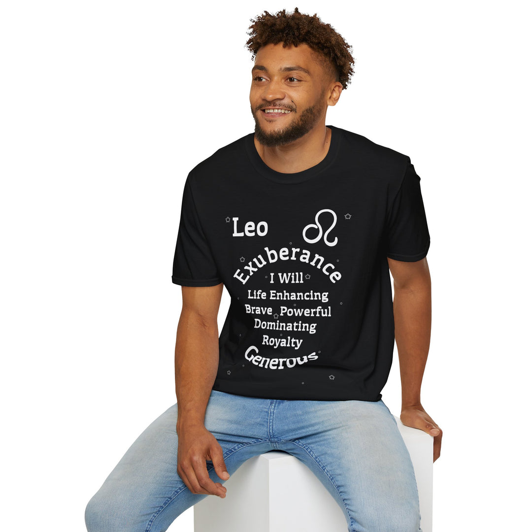 Leo Zodiac Affirmation Tee