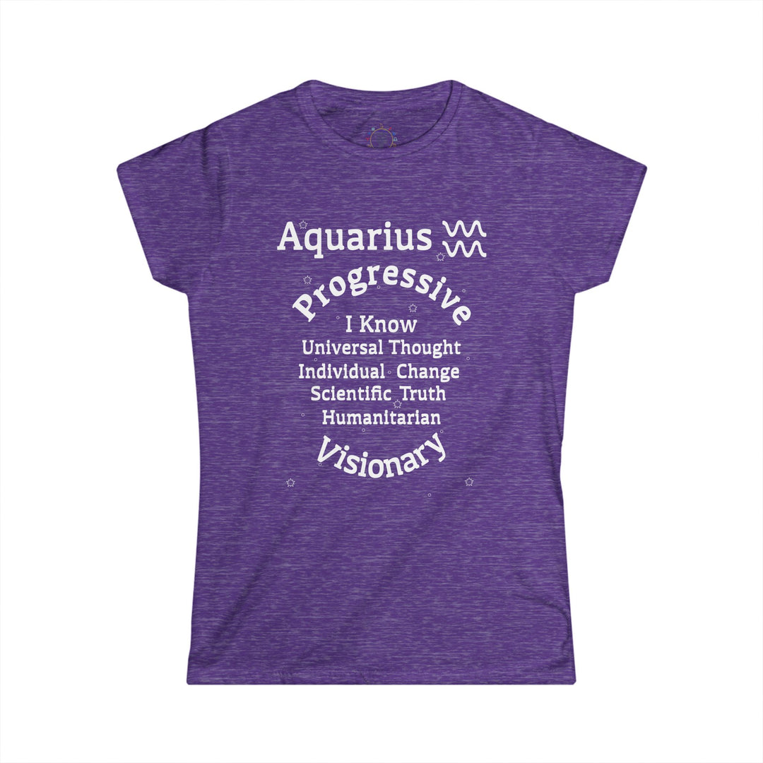 Aquarius  Zodiac Trait Tee – Women’s Affirmation Series | AZ360