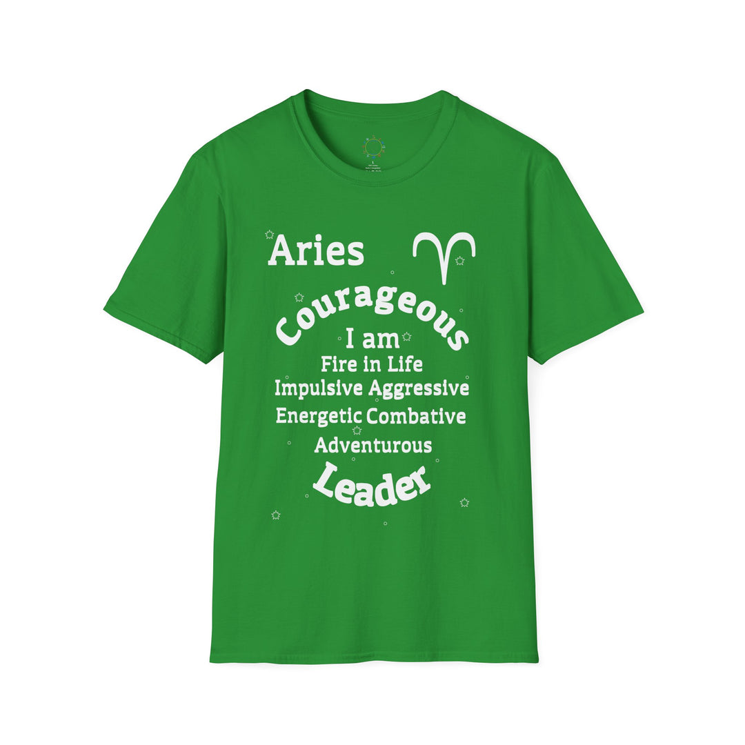 Aries Zodiac Affirmation Tee