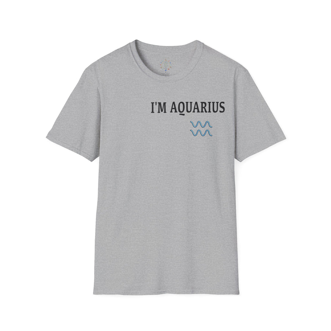 I'm Aquarius Zodiac Tee — Visionary, Thought, Astrology Shirt
