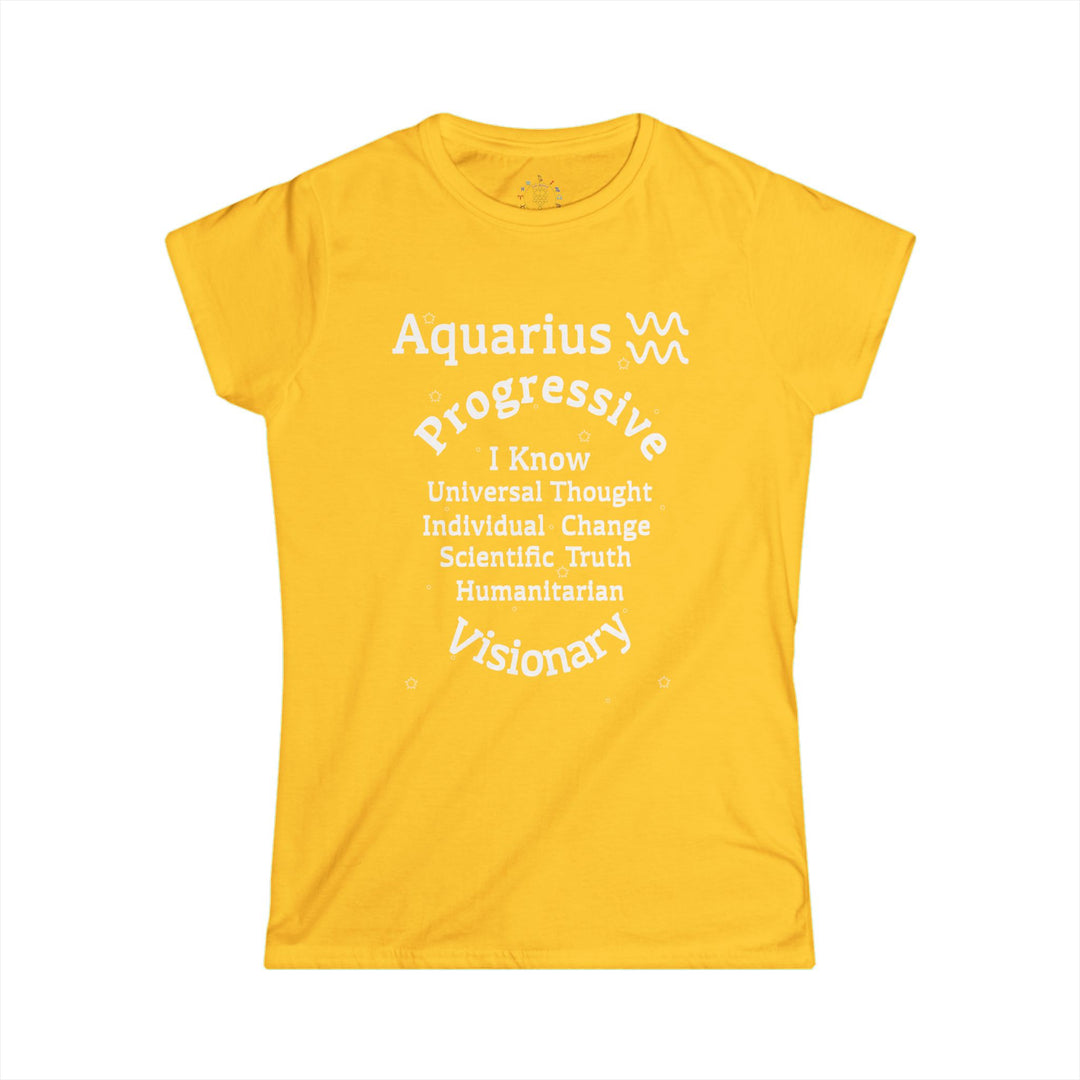 Aquarius  Zodiac Trait Tee – Women’s Affirmation Series | AZ360