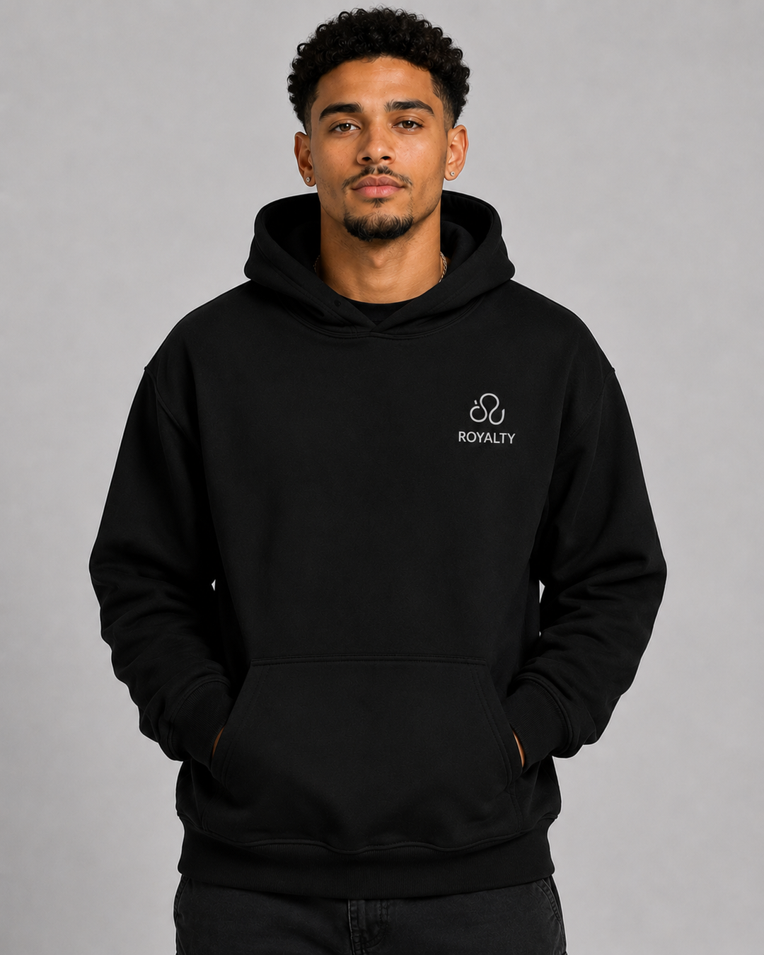 Leo Zodiac Hoodie —  Royalty Fire Sign Embroidery Hoodie