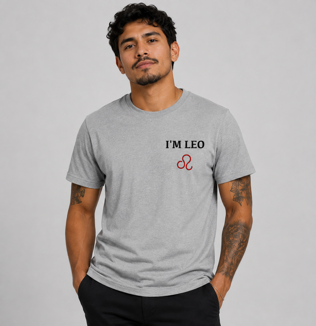 I’m Leo Zodiac T-Shirt  Bold Fire Sign Astrology Tee