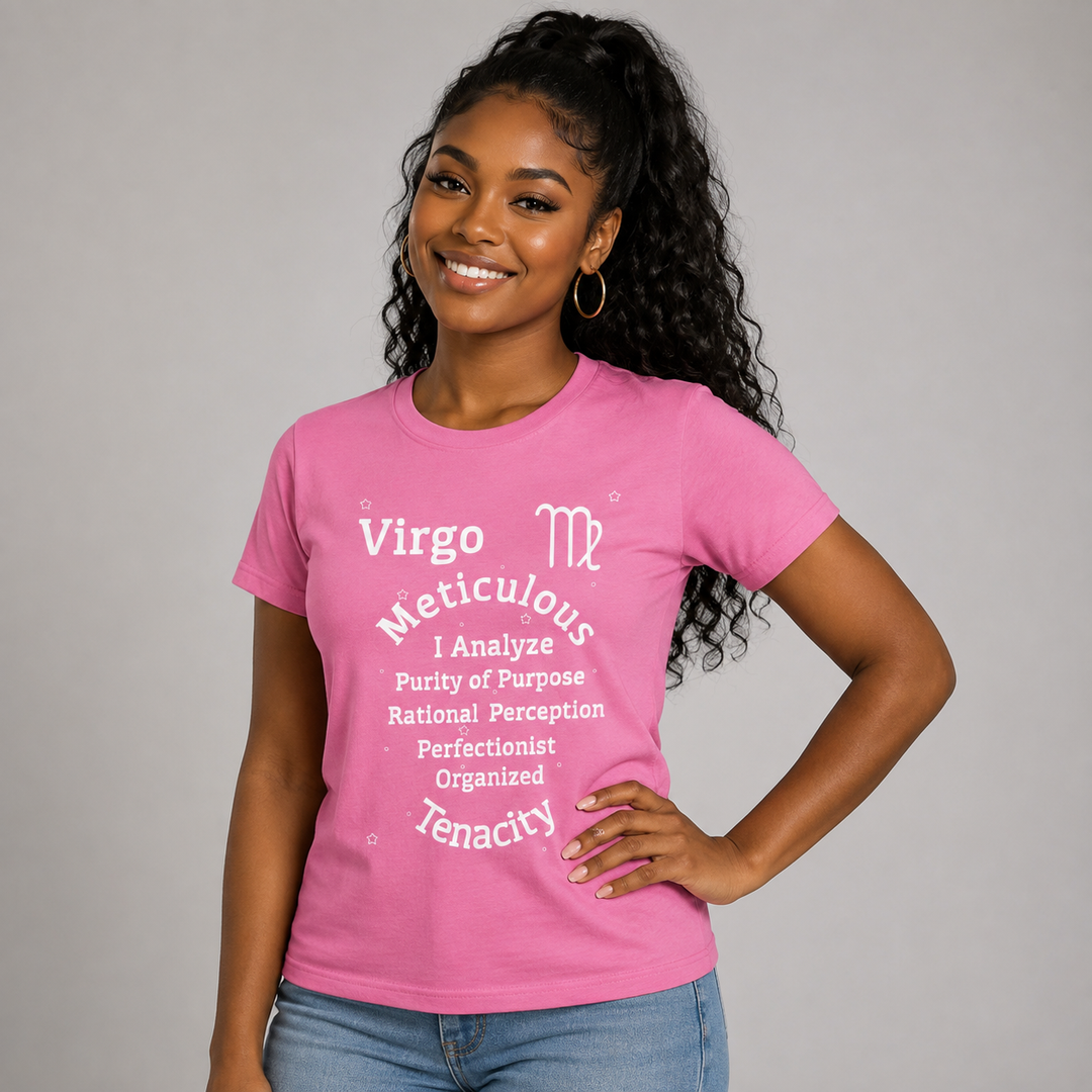 Virgo Zodiac Trait Tee — Women’s Astrology Shirt
