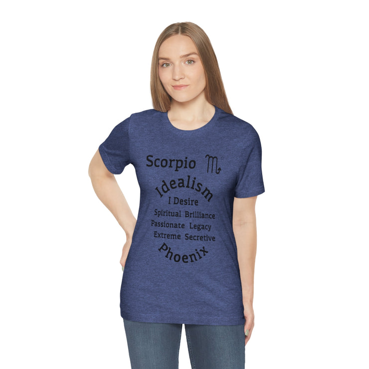 AstroZodiac Scorpio Unisex Shirt | Zodiac Sign Affirmation shirt | Horoscope shirt |