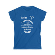 Aries Persona SoftTee | Zodiac Sign Affirmation shirt | Horoscope shirt |