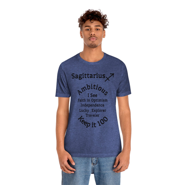 AstroZodiac Sagittarius Unisex Shirt | Zodiac Sign Affirmation shirt | Horoscope shirt |