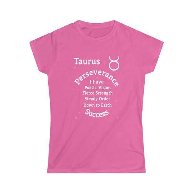 Taurus Persona SoftTee | Zodiac Sign Affirmation shirt | Horoscope shirt |