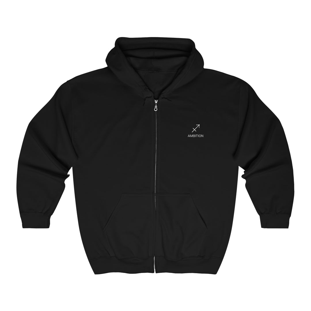 SAGITTARIUS AMBITION Zip-Up Hoodie | Mobility Series