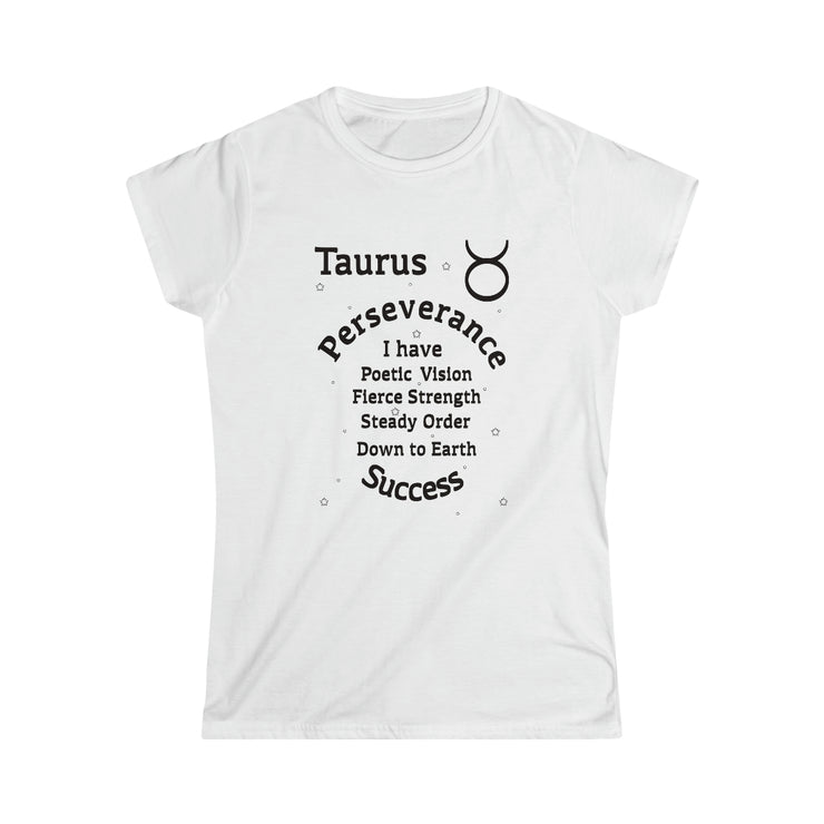 Taurus Persona SoftTee | Zodiac Sign Affirmation shirt | Horoscope shirt |