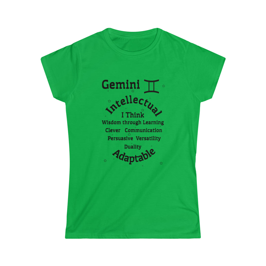 Gemini Persona SoftTee | Zodiac Sign Affirmation shirt | Horoscope shirt |