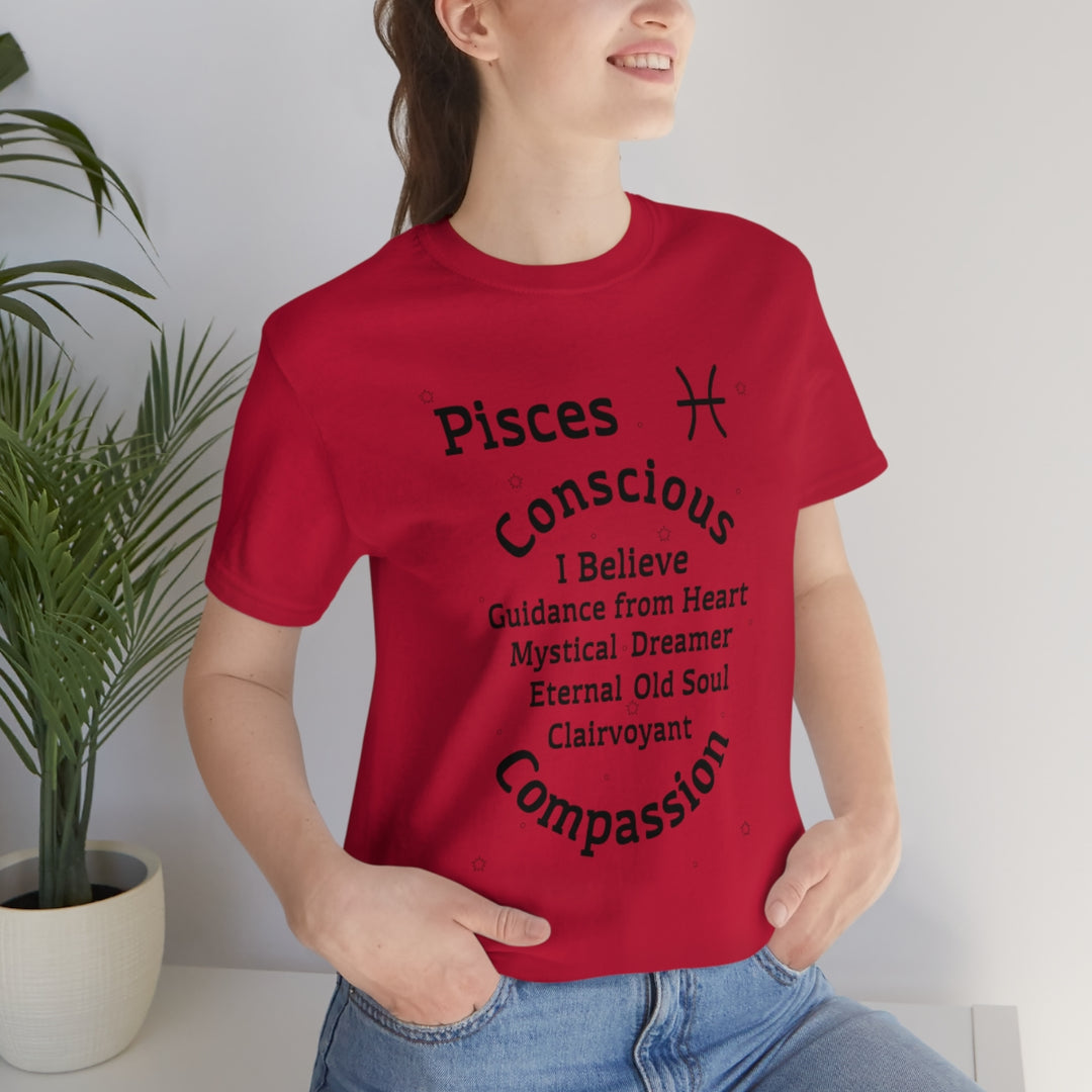 AstroZodiac Pisces Unisex Shirt | Zodiac Sign Affirmation shirt | Horoscope shirt |