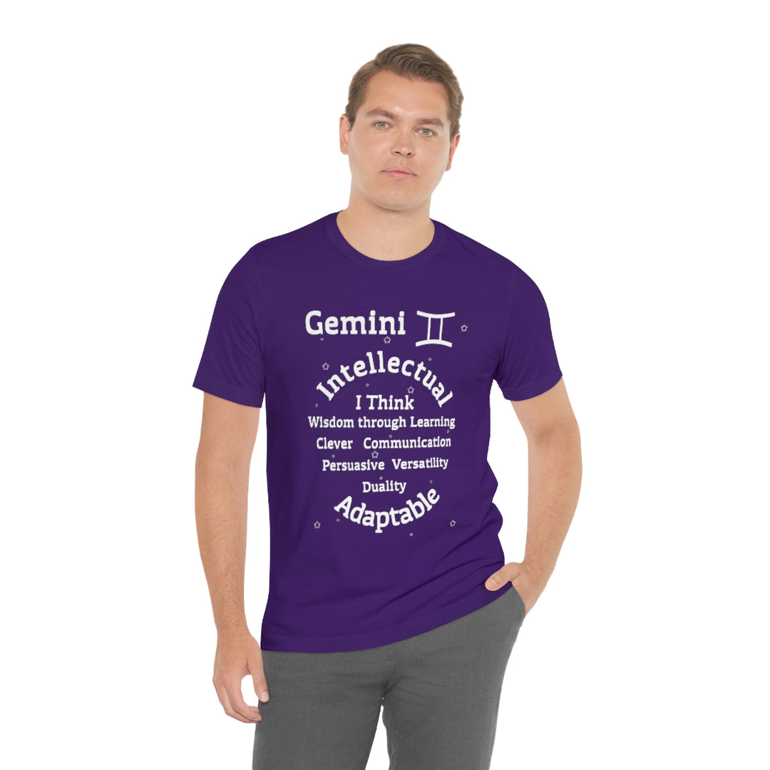 AstroZodiac Gemini Unisex Shirt | Zodiac Sign Affirmation shirt | Horoscope shirt |