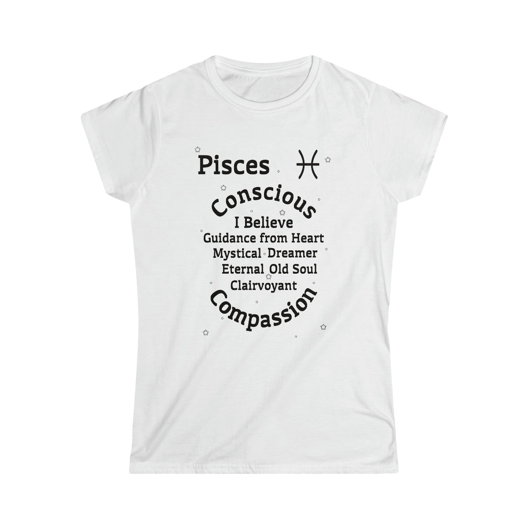 Pisces Persona SoftTee | Zodiac Sign Affirmation shirt | Horoscope shirt |