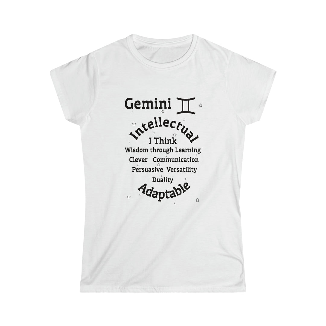 Gemini Persona SoftTee | Zodiac Sign Affirmation shirt | Horoscope shirt |