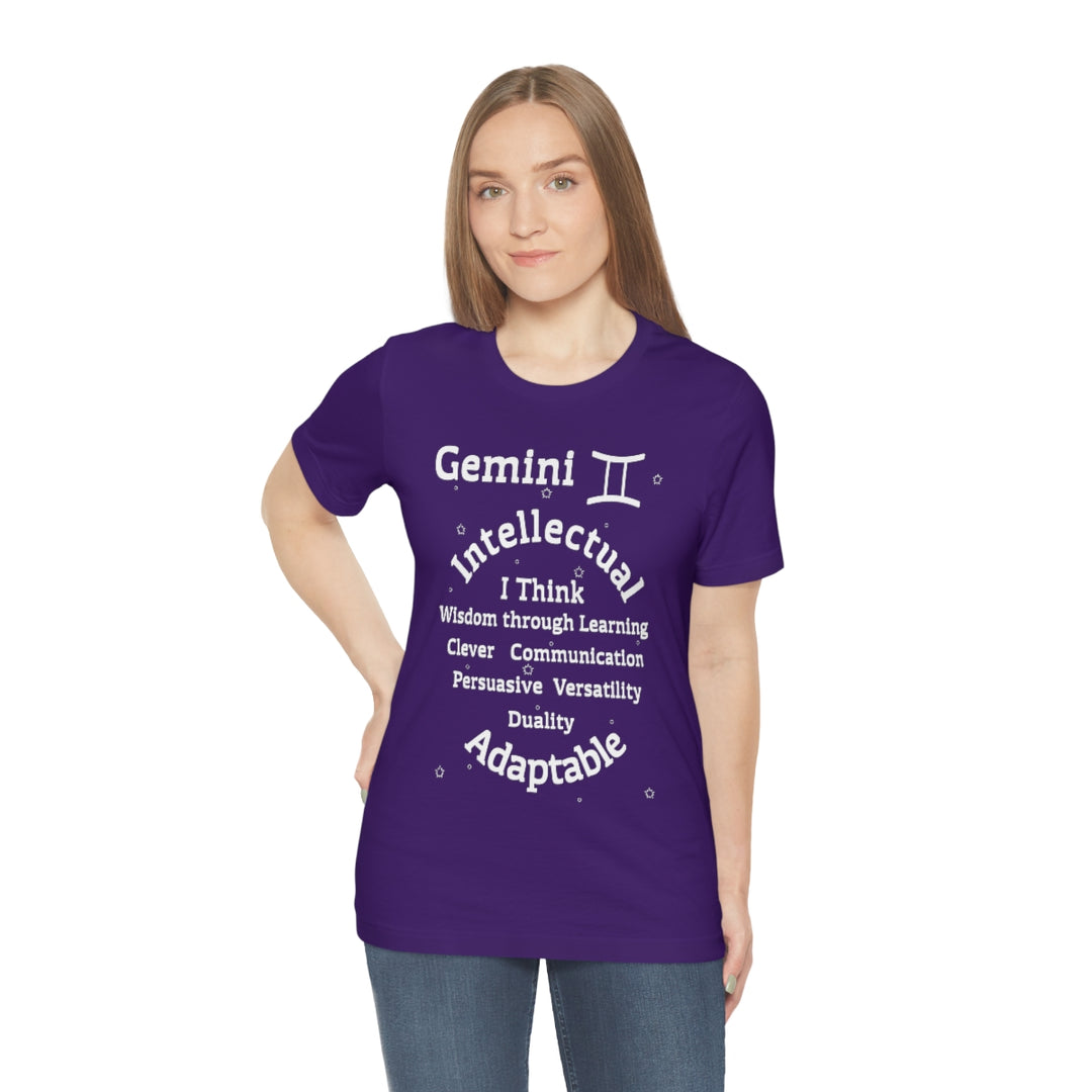 AstroZodiac Gemini Unisex Shirt | Zodiac Sign Affirmation shirt | Horoscope shirt |
