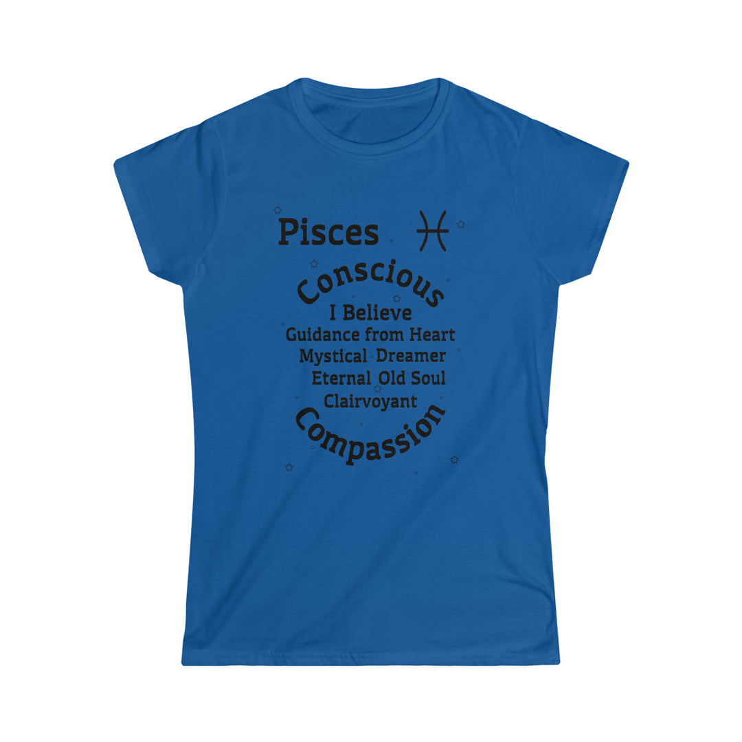 Pisces Persona SoftTee | Zodiac Sign Affirmation shirt | Horoscope shirt |